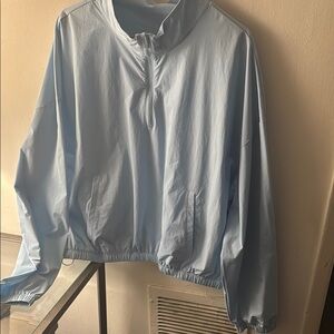 ZYIA Active Sky Blue Pullover Lightweight Jacket XXXL